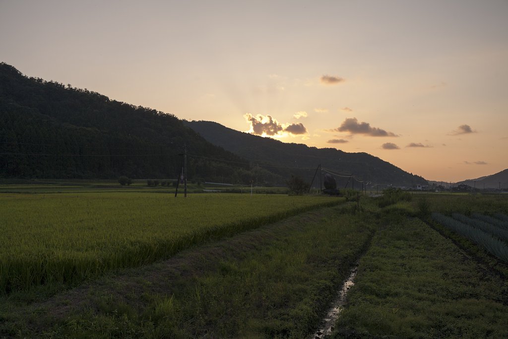 夕日の入り