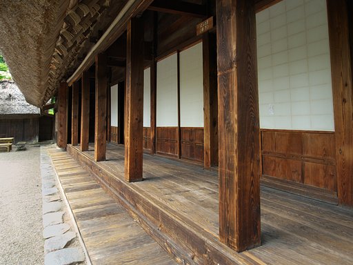 合掌造りの家