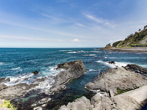 鶴岡の海