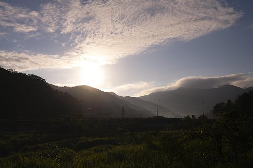朝日の出