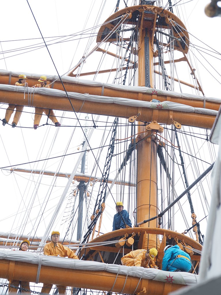 帆船 日本丸(初代)練習風景３