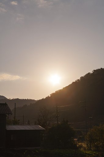 良く晴れた朝