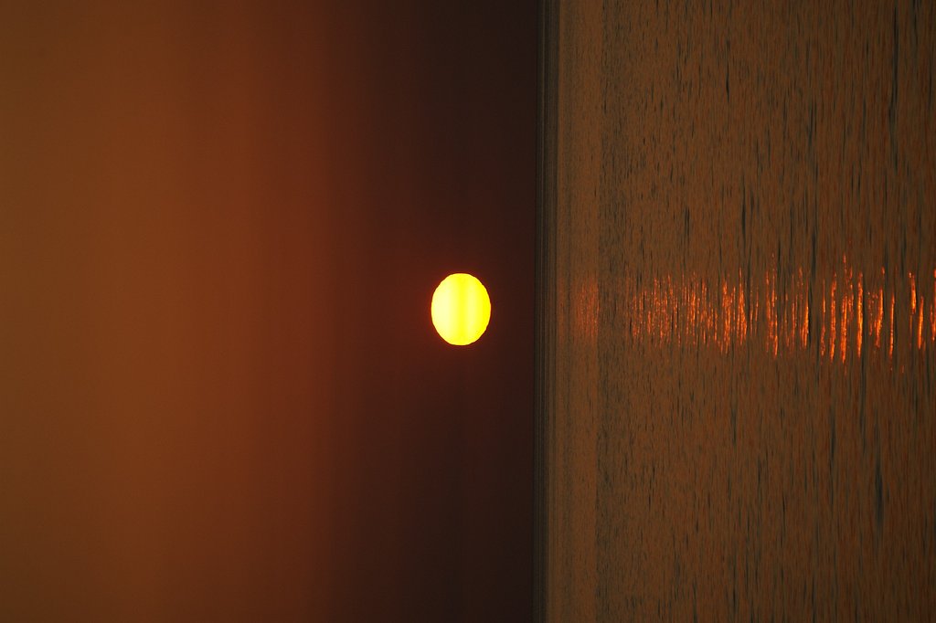 夕日