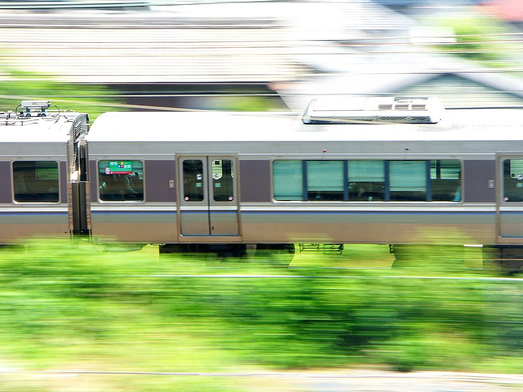低速で撮る