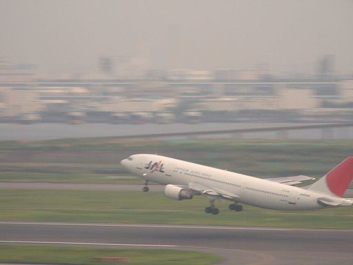流し撮り修行（飛行機）