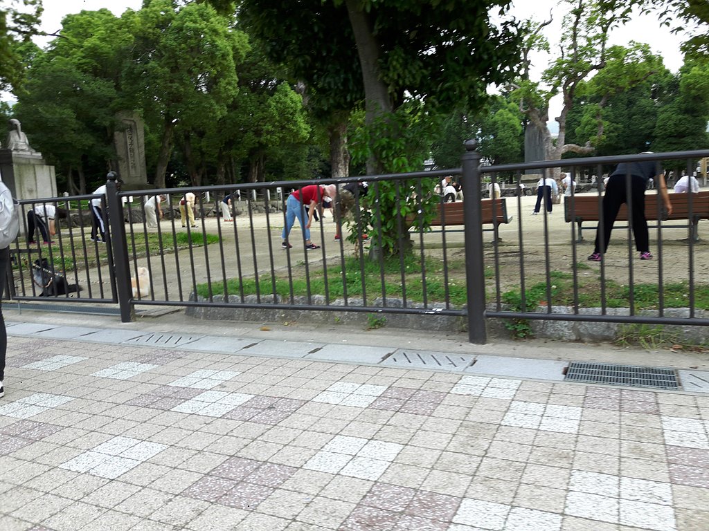 ラジオ体操です。