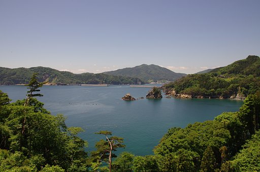 三陸の海