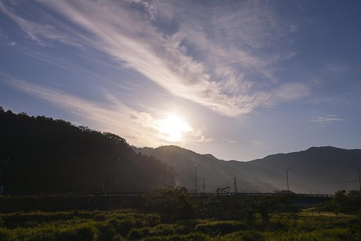 美しい朝