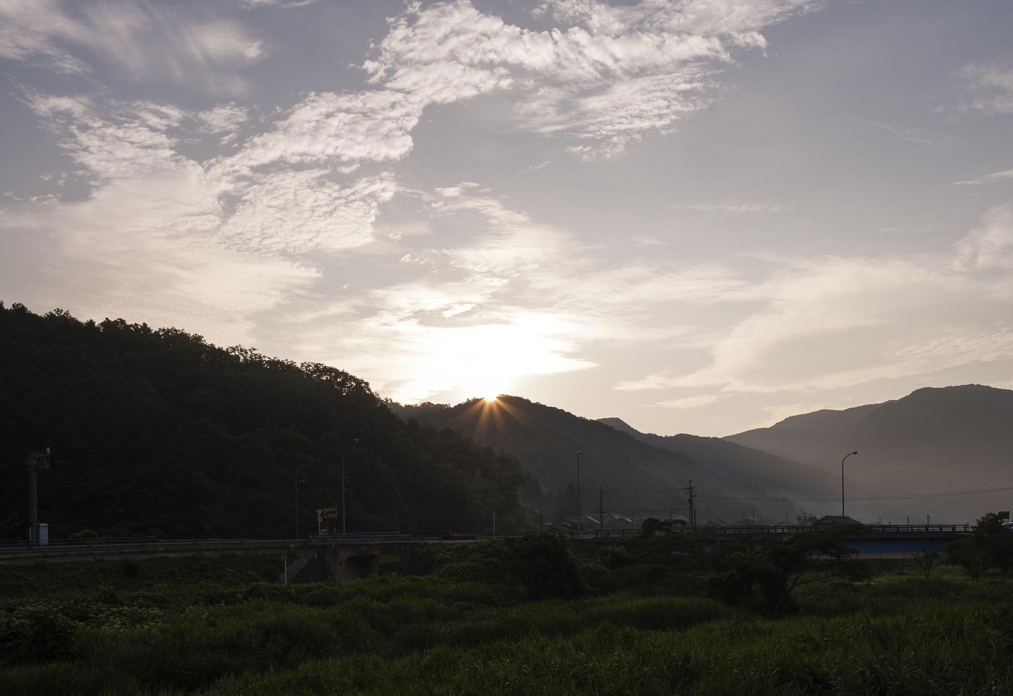 晴れた朝