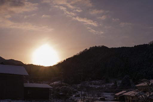 晴れた朝