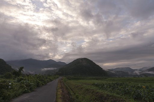 雨の止み間