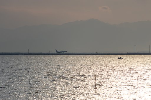 夕暮れのlanding