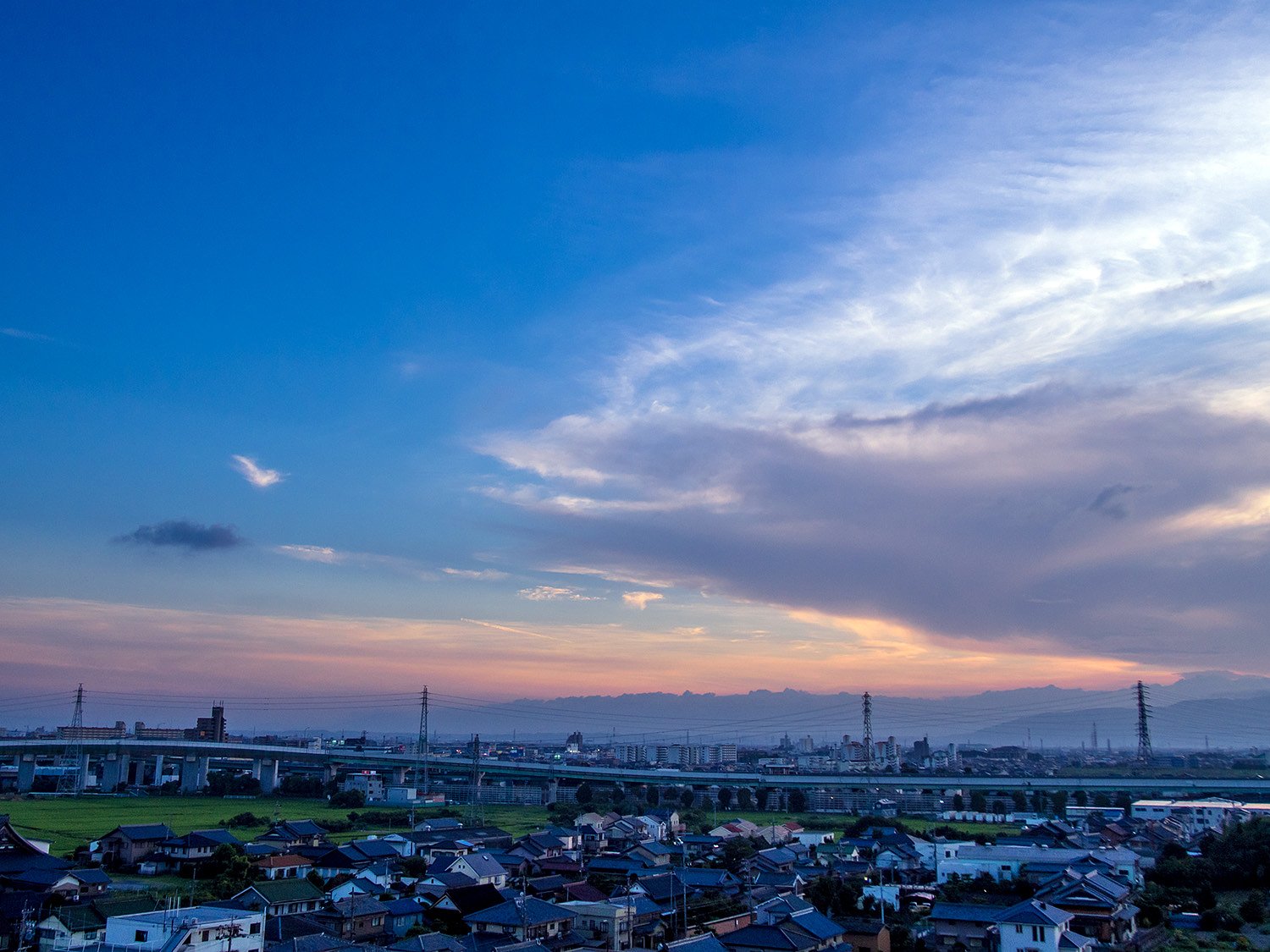 【夏】今日の夕焼け
