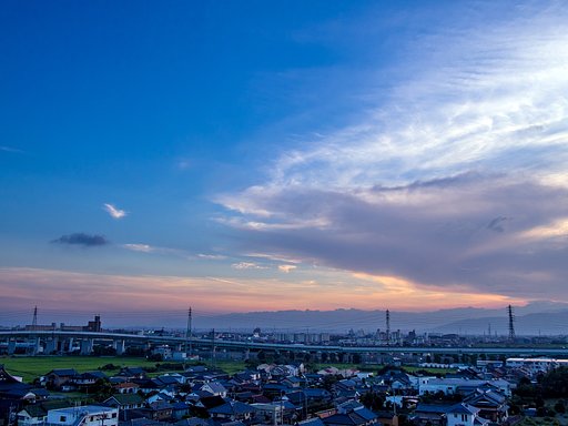 【夏】今日の夕焼け