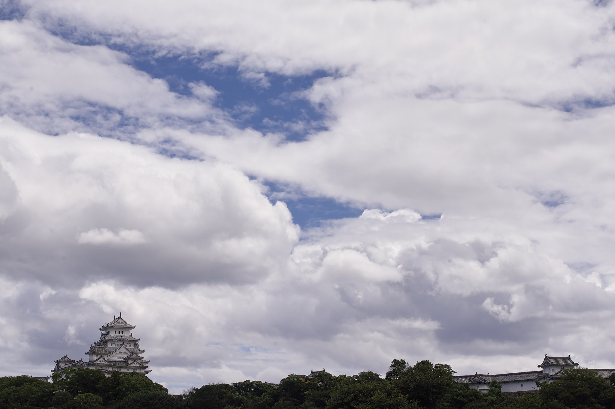 白雲の城
