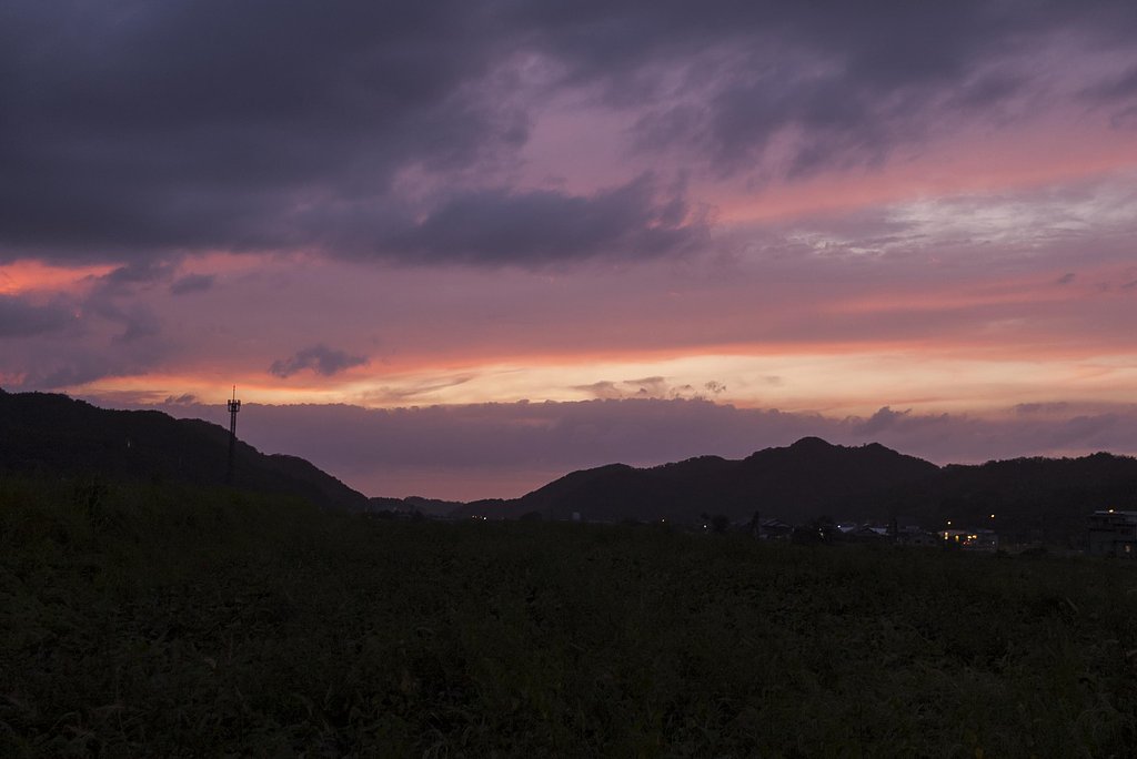 美しい夕焼け