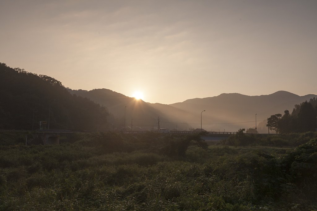 朝日の出