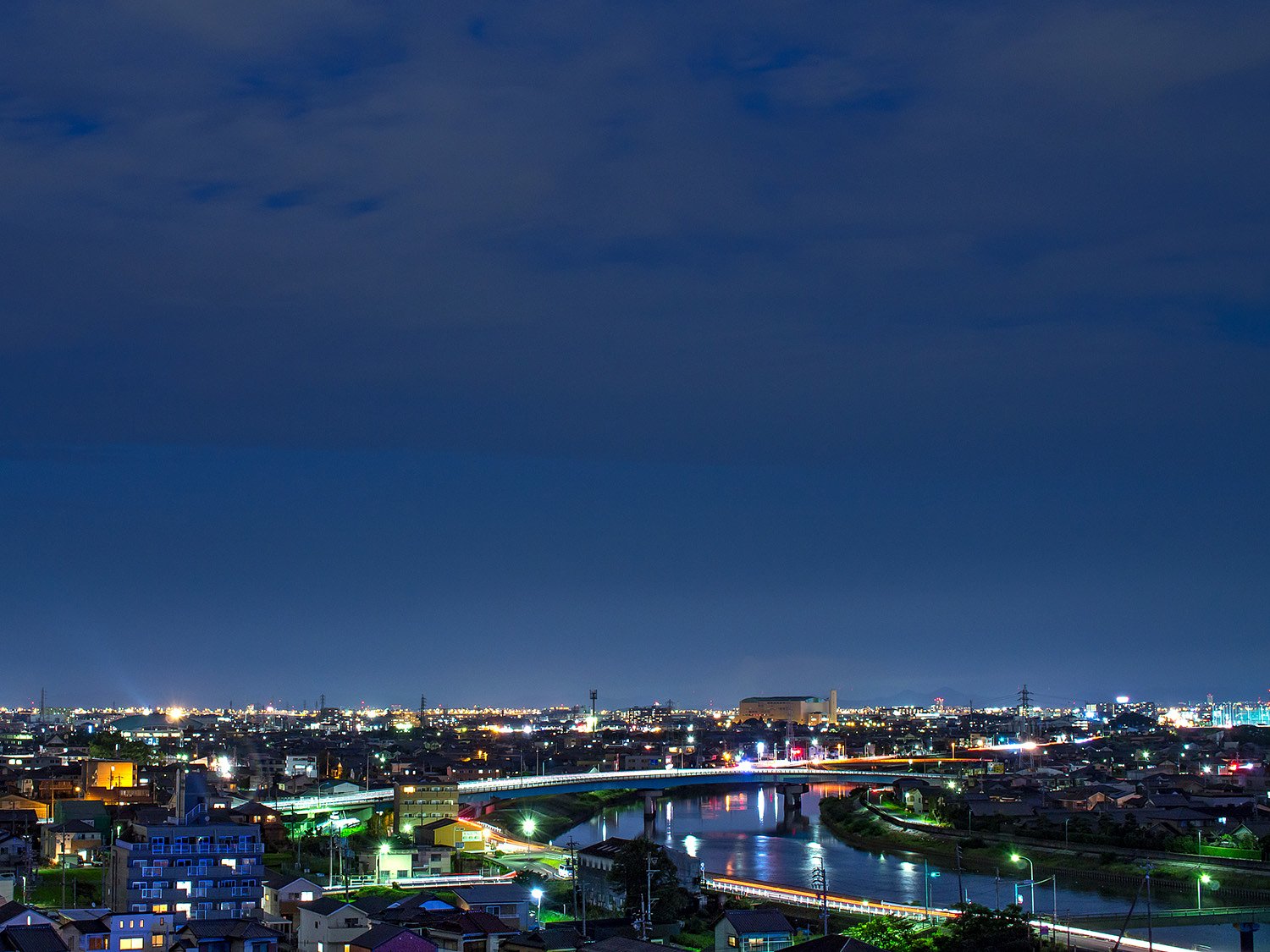 我が町【夏】の日8月14日夜
