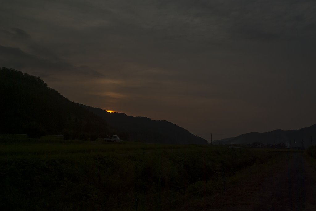 夕暮れ