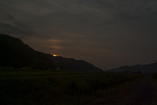 夕暮れ