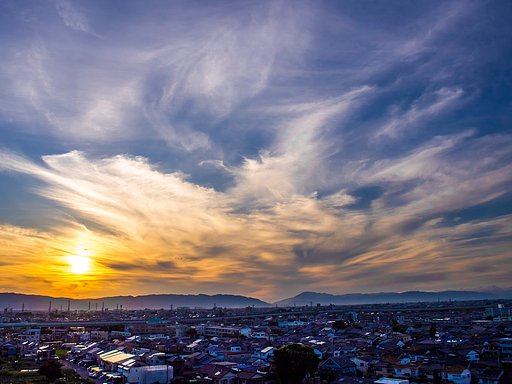 【夏】今日の夕焼け
