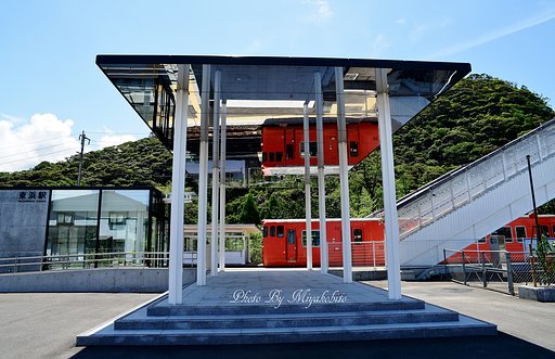 逆さ～列車！