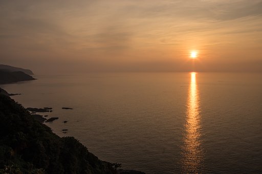 Sunset　Road＿日本海