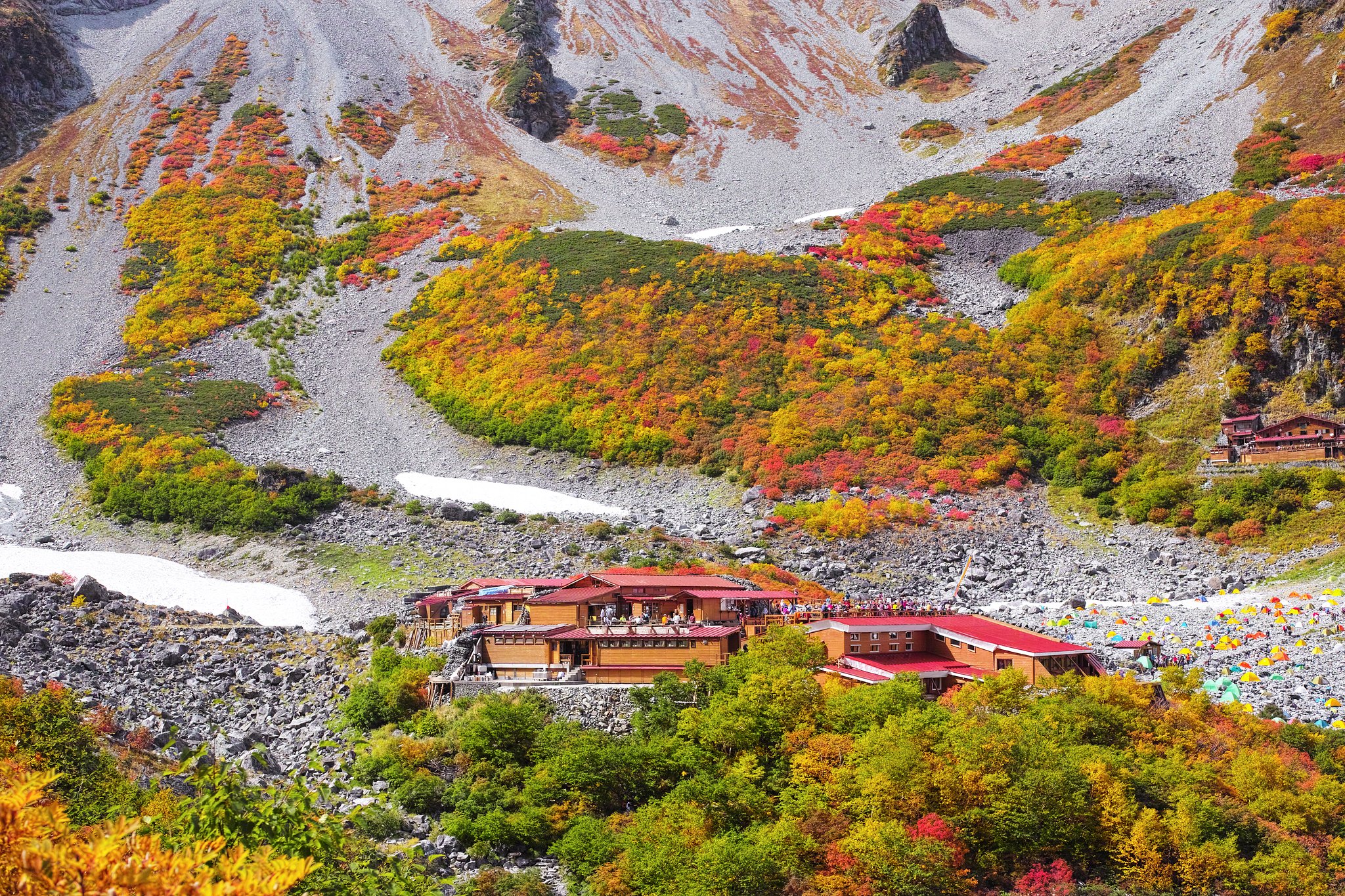 錦秋涸沢