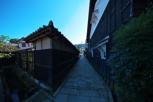 レトロな町並み