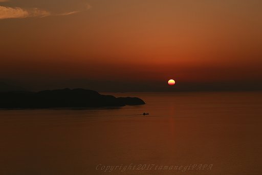 夕日
