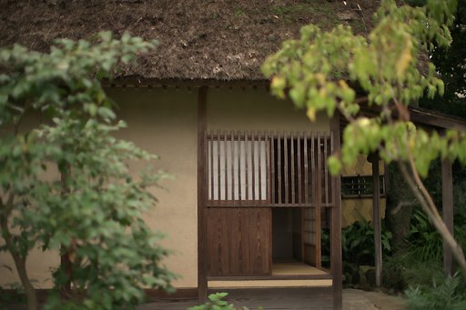茅葺きの茶室
