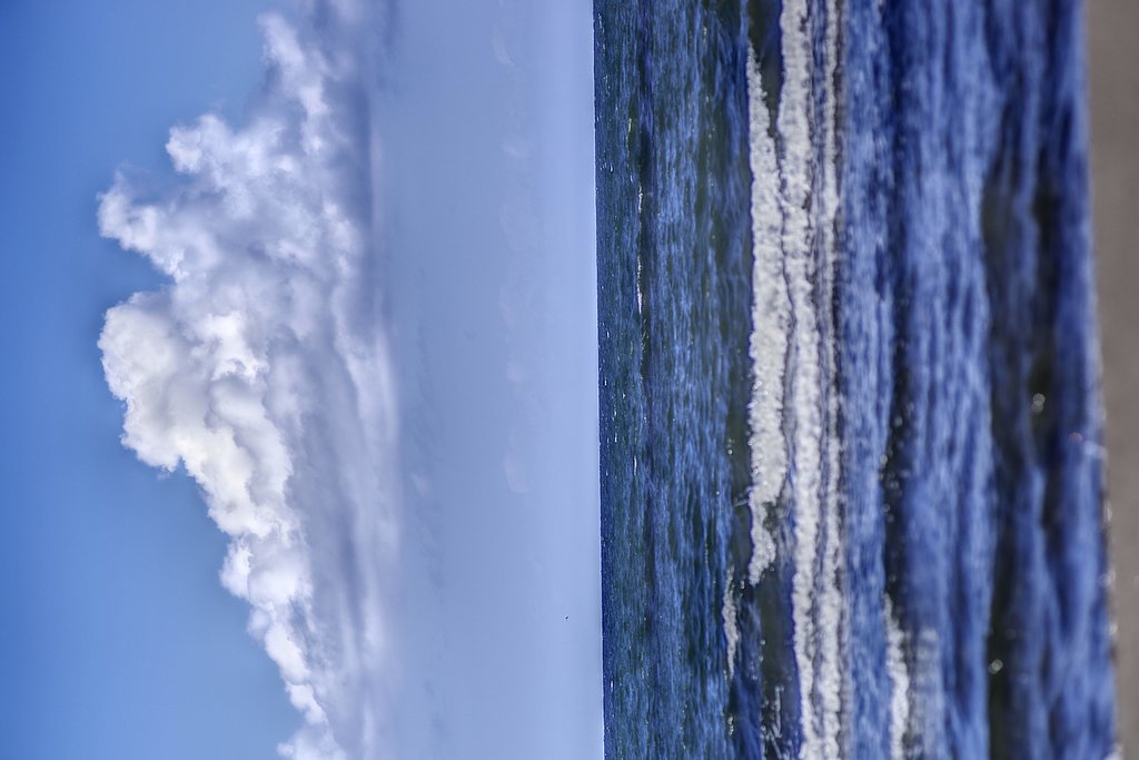 海の風景　HDR
