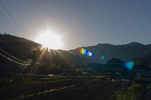 強すぎる光芒