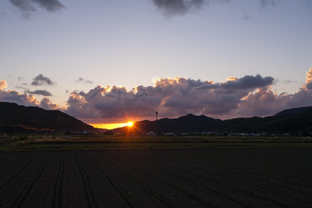 美しい夕焼け