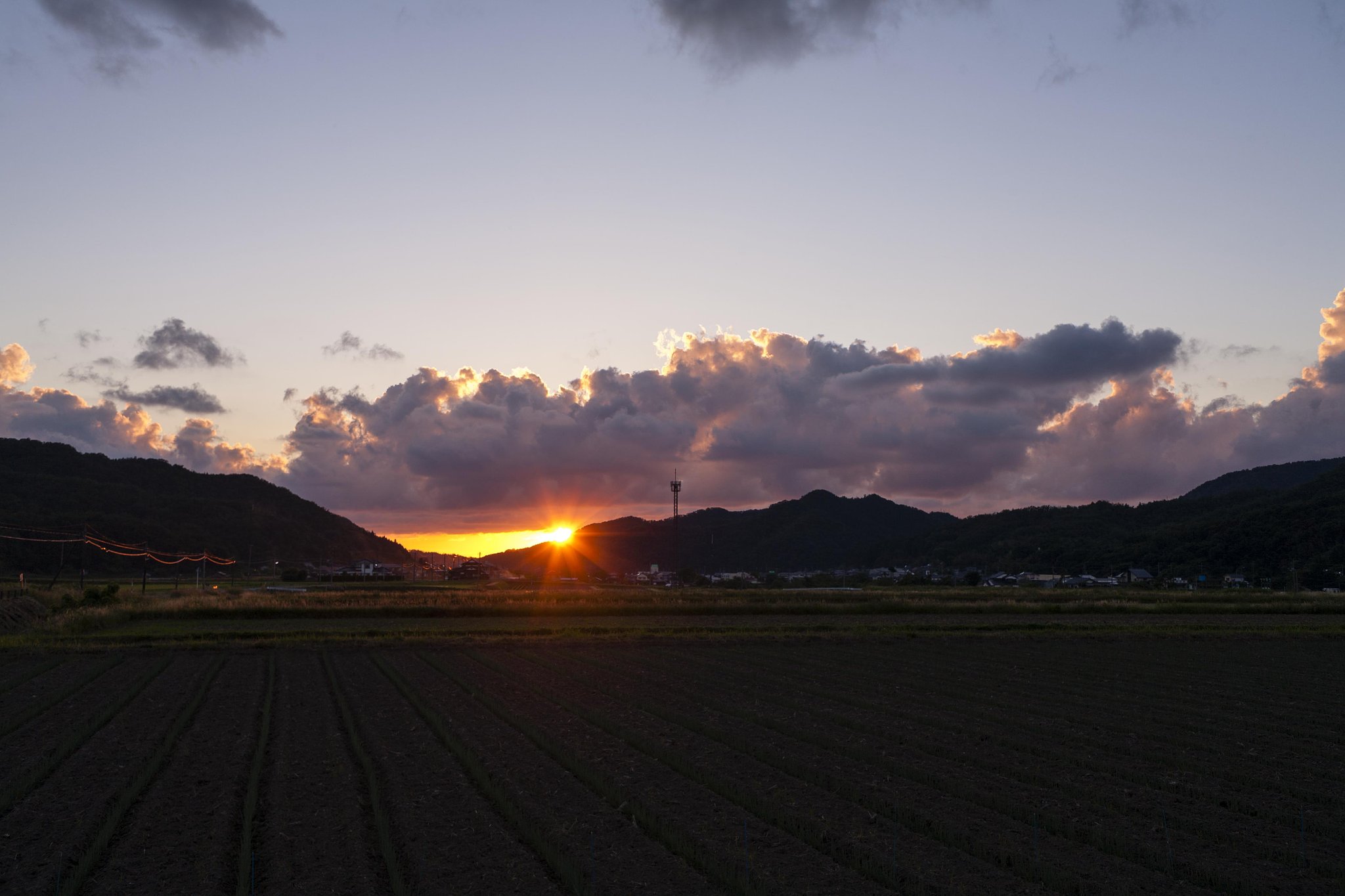 美しい夕焼け