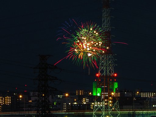 熱田まつり　花火