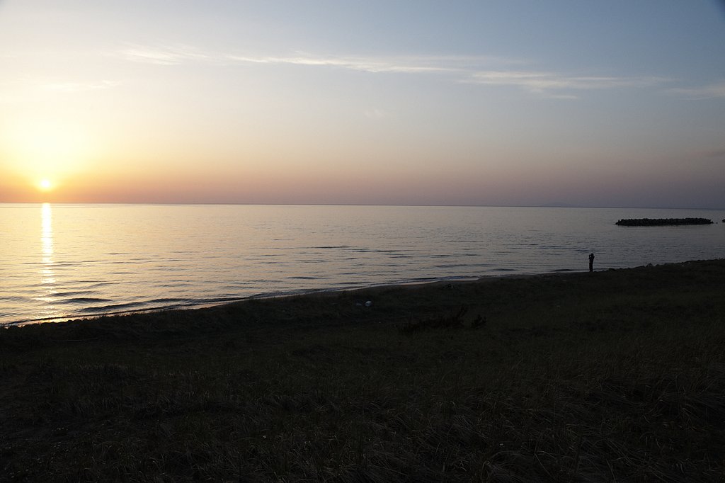 夕日