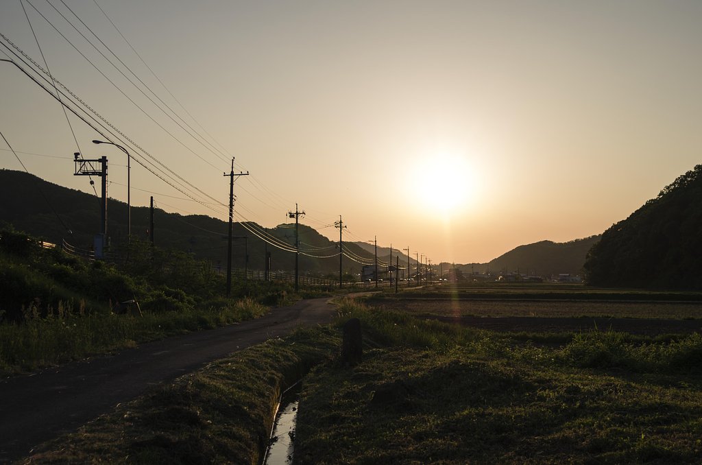 素晴らしい夕焼けに！