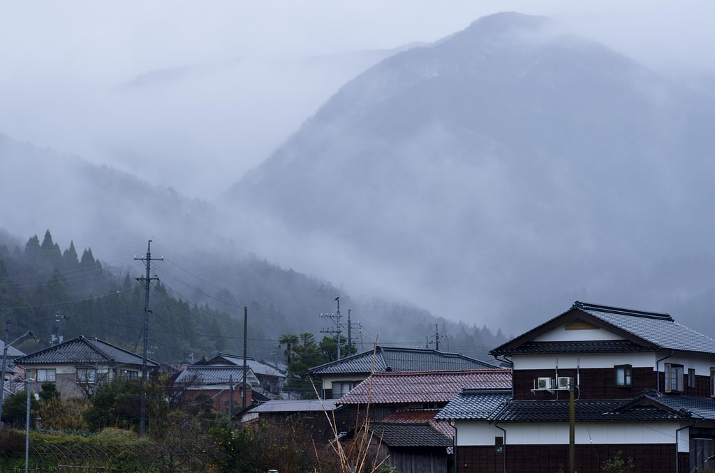 朝は雨降り！