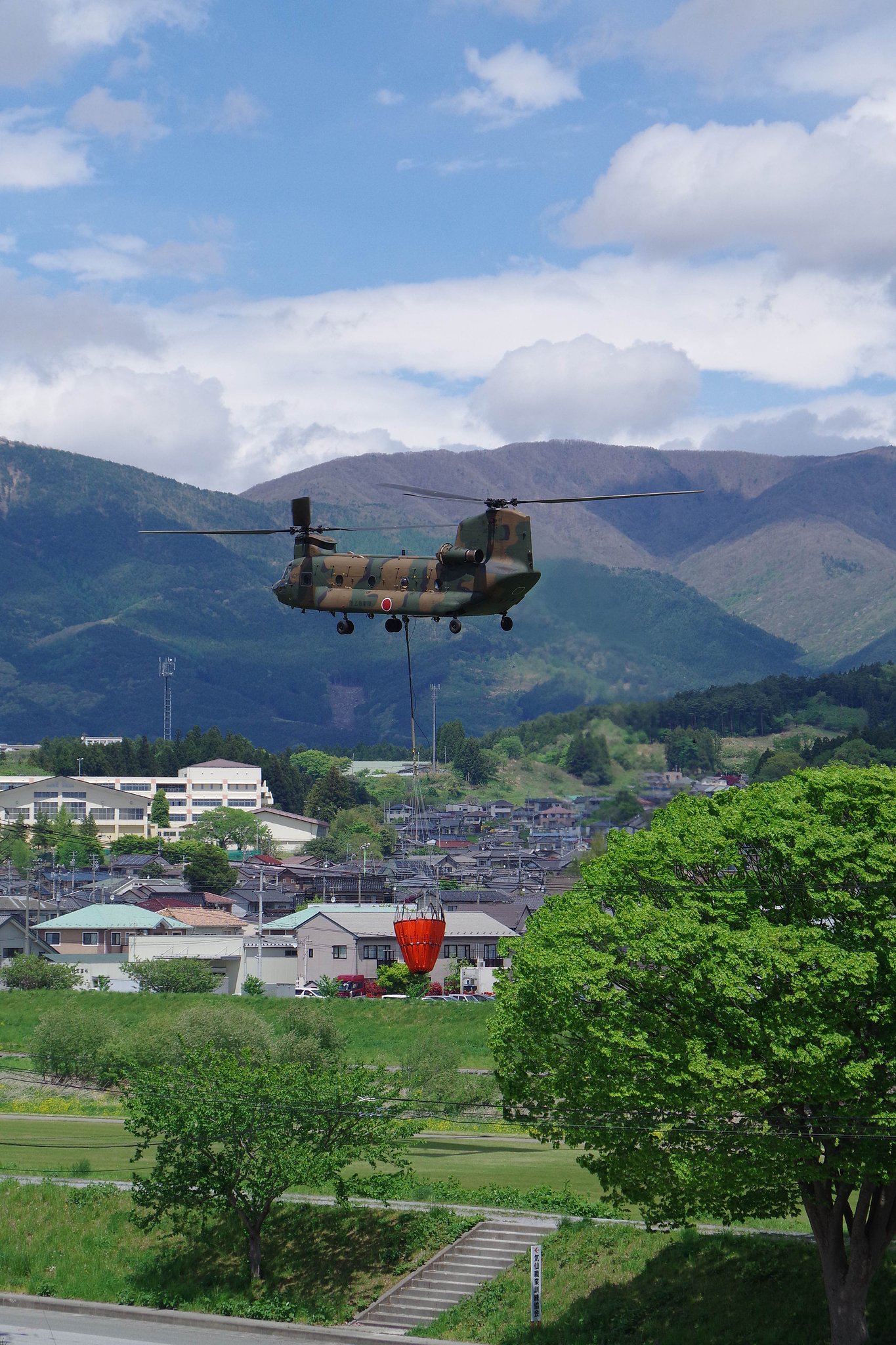 釜石山林火災消火作業続くⅡ