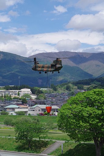 釜石山林火災消火作業続くⅡ