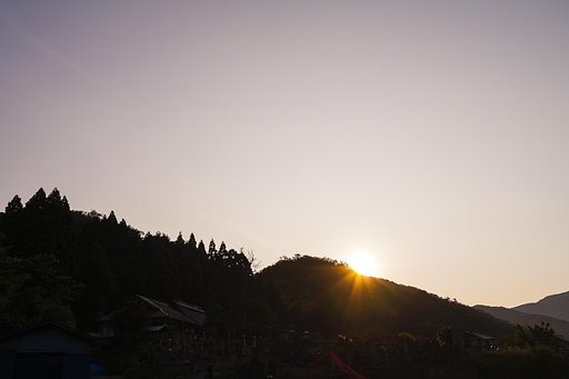 朝日の出