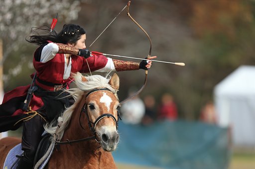 馬射戲(マサヒ) その２　射る