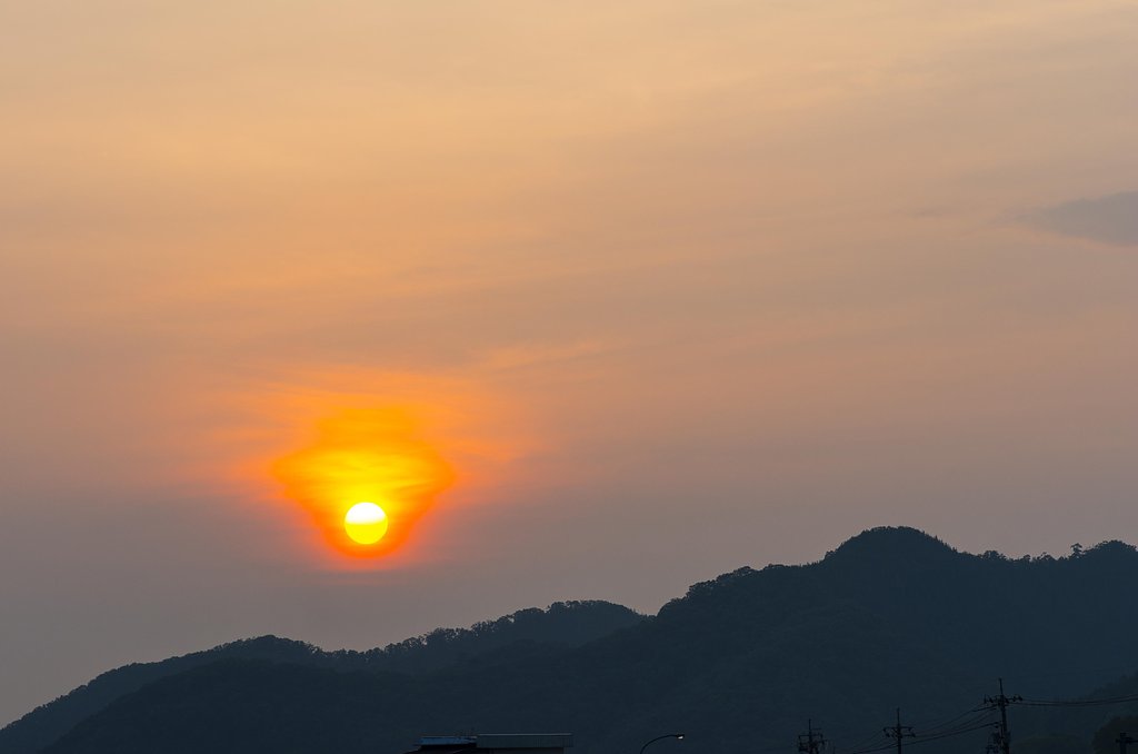 真っ赤な太陽！