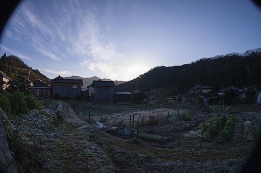 良く晴れた朝！