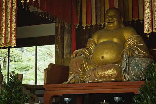 【寺社百景】 萬福寺の布袋さん