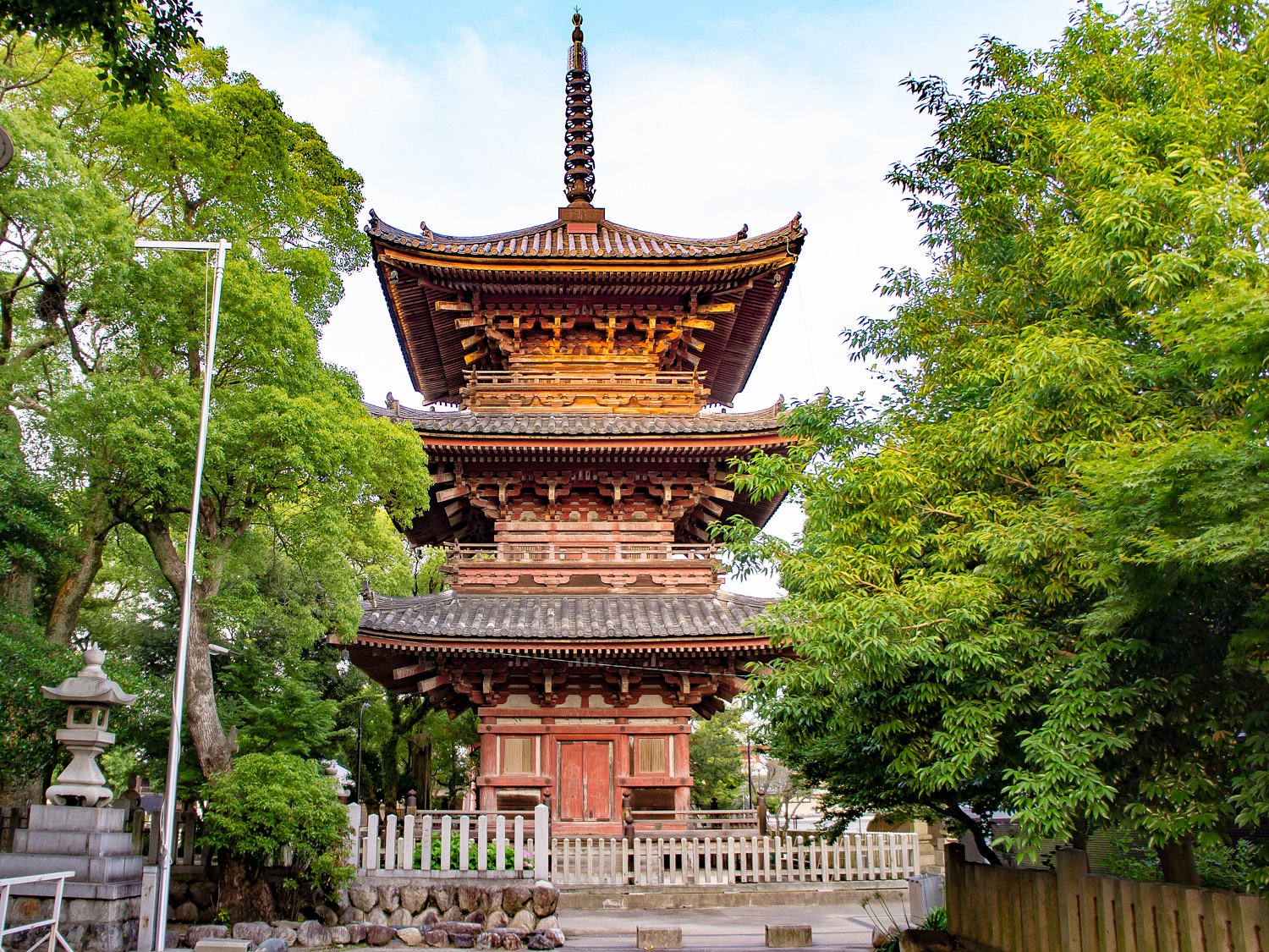 【寺社百景】甚目寺観音　三重塔