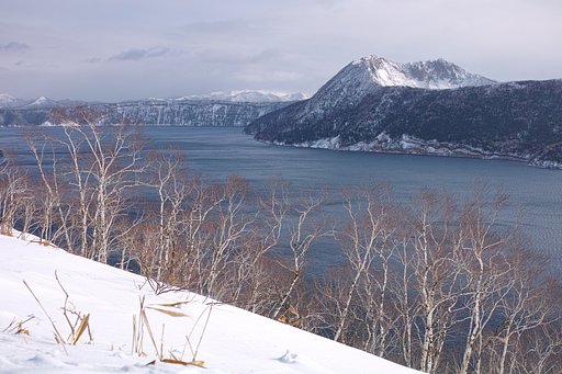 霧のない摩周湖