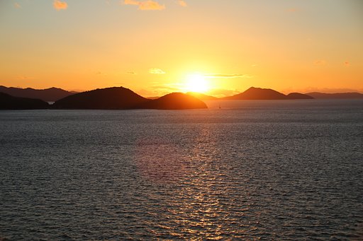 瀬戸の夕日