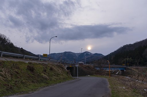 遅い朝日の出！